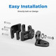 Kubota RTV 900/1100/1140 UTV Flag Mount & Whip Light Mount for 1.75 to 2" Roll Bar by Kemimoto